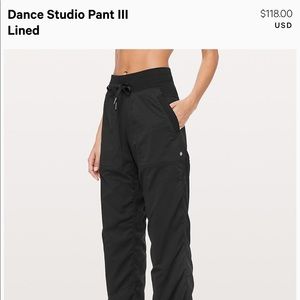 Lululemon dance studio pant size 6